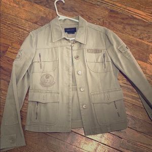 BCBG Max Azaria military jacket
